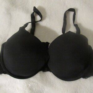 Motherhood Intimates Black Lace Wings Bra 34D USED